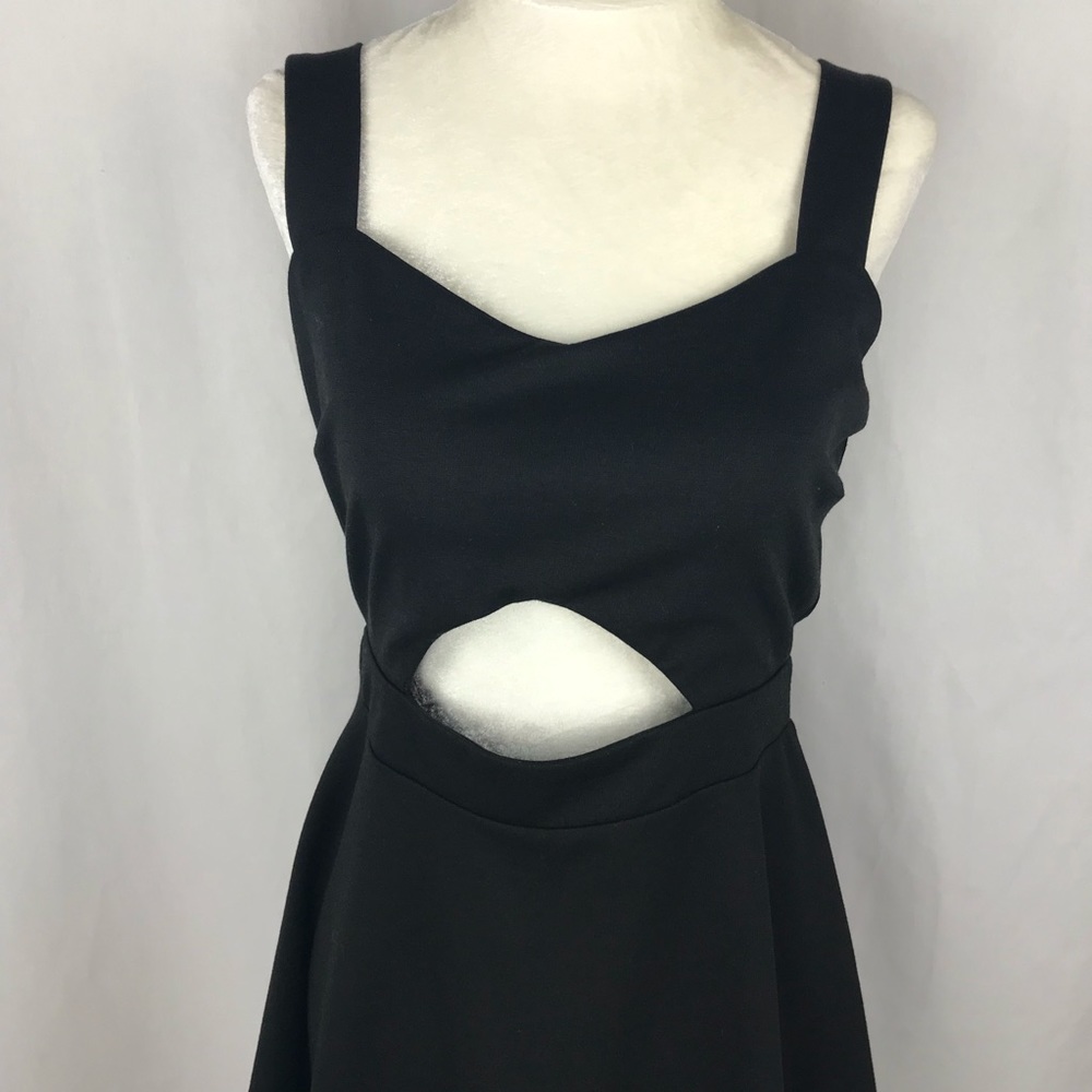 One Clothing Black Mini Dress with Cut-Outs, M - Picture 3 of 8